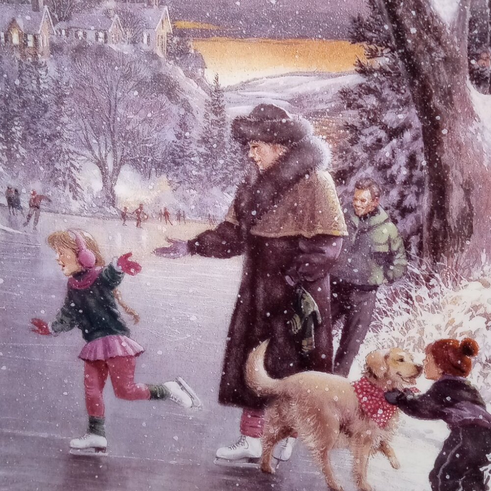 D. R. Laird Collector Plate "Winter Eve" - Picture 6 of 7